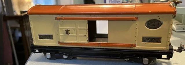 O Gauge 3-Rail Lionel Lines Tinplate 814 Automobile Furniture Box Car VG