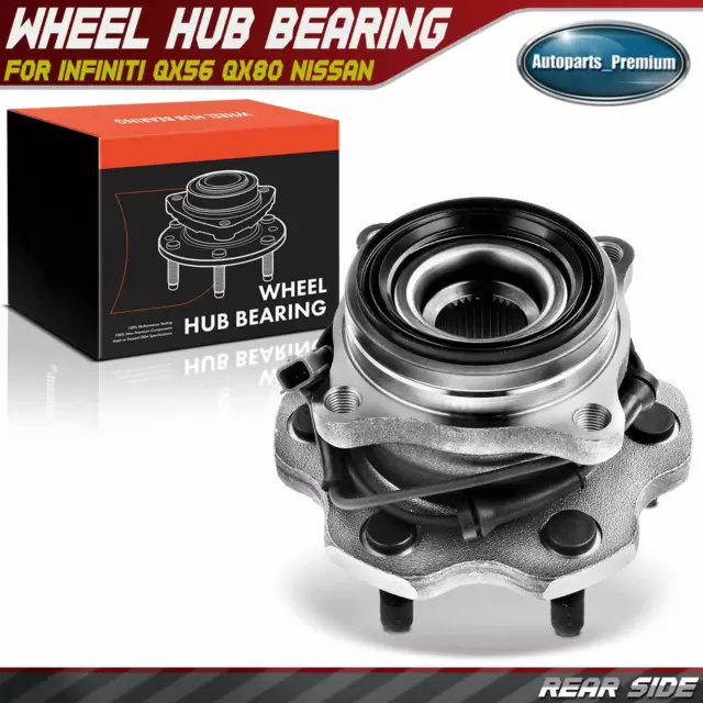 Rear Wheel Bearing Hub Assembly for Nissan Armada 2017-2020 Infiniti QX56 QX80