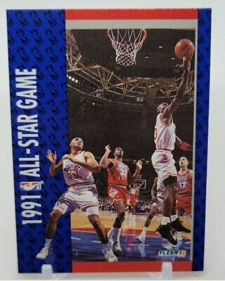 MICHAEL JORDAN 1991-92 Fleer All-Star Game Chicago Bulls NBA Basketball Card
