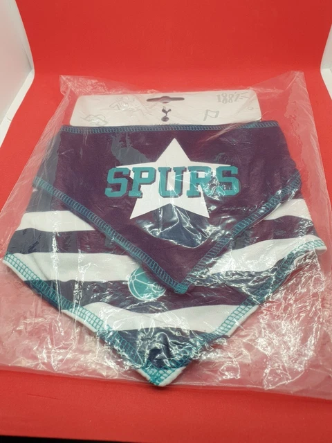 Tottenham Hotspur FC 2023 Spurs Fußball Supporter 2er-Pack Lätzchen Set Säugling & Baby