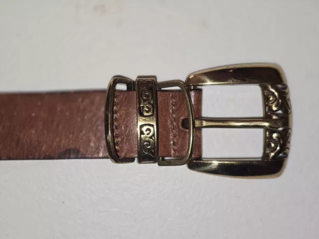 VINTAGE CHARTER CLUB Belt Genuine Italian Leather. Made In USA $14.99 ...
