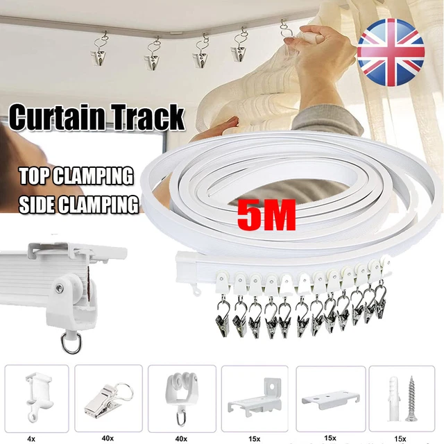 Speedy 5 M Bendable Curtan Track For Straght & Bay Wndow Ral