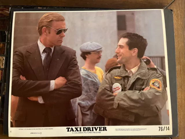 Taxi Driver Robert De Niro Original 1976 8x10  color lobby photo Card #4