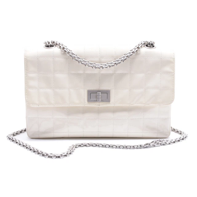 Schultertasche Chanel Weiss