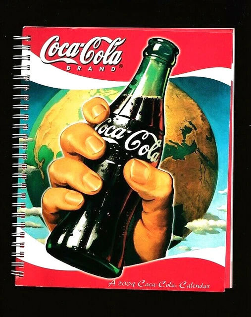2004 Coca-Cola Engagement Advertising Calendar-Illustrated With Coke Ads