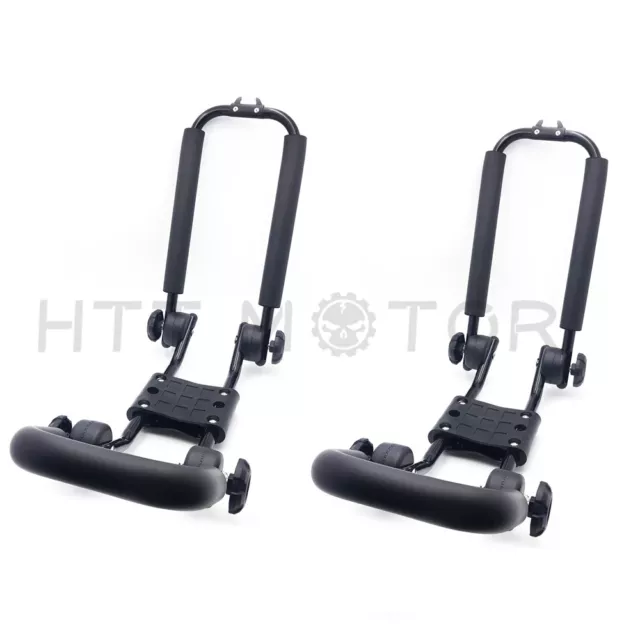 1 Coppia Canoa Barca Kayak da Tetto Cremagliera Auto SUV Camion Top Montante