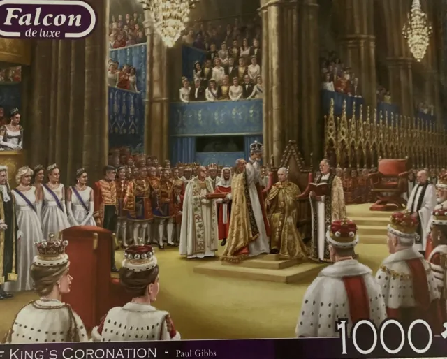 Falcon Deluxe  “The King's Coronation”Jigsaw Puzzle (1000 Pieces)