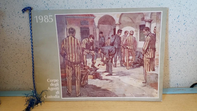 Calendario Corpo Degli Agenti Di Custodia   1985