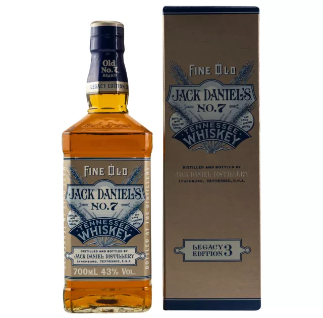 LIMITIERT! Jack Daniels Old No.7 - Legacy Edition No. 3 - Geschenkkarton - 0,7l