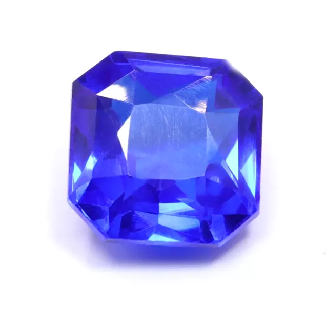 GIE Certificate 10.15Ct Natural Royal Blue Spinel MOGOK Square Cut Loose Gems