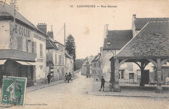 Cpa 95 Luzarches / Rue Bonnet
