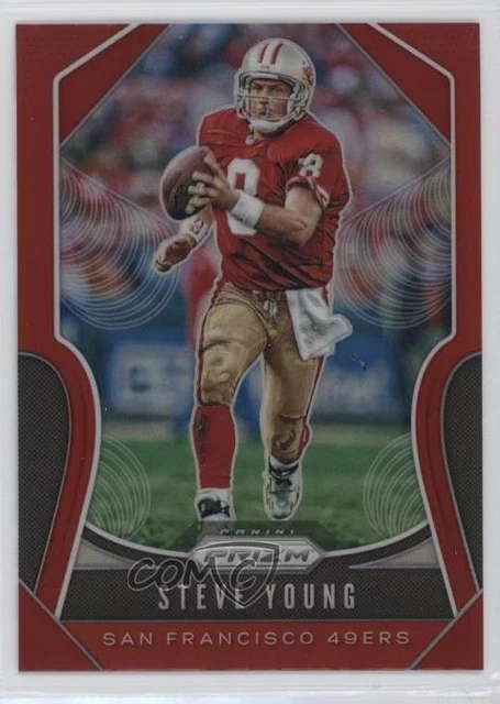 2019 Panini Prizm Red Prizm Steve Young #248 HOF