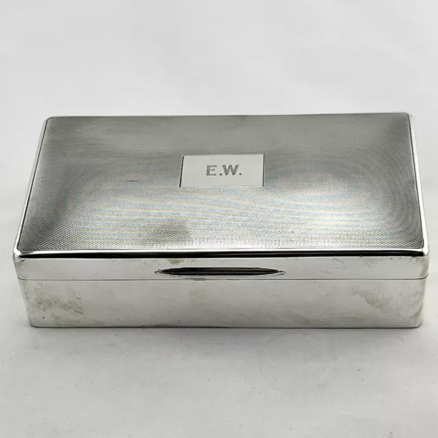 Sterling Silver Cedar Lined Trinket or Cigarette Box