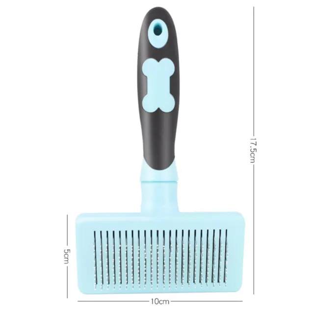 Self Cleaning Dog Cat Slicker Brush Grooming Brush Comb Shedding Tool Hair Fur 4