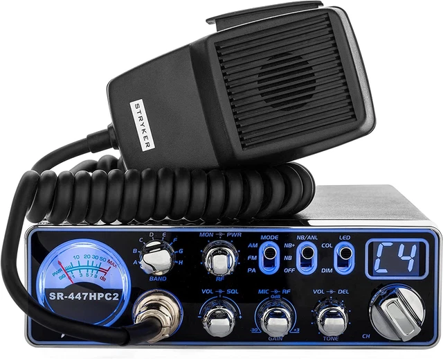 Stryker Sr-447Hpc2 Compact 55W Am/Fm 10 Meter Amateur Ham Radio, 7 Color Display Stryker Sr-447Hpc2 Compact 55W Am/Fm 10 Meter Amateur Ham Radio, 7 Color Display