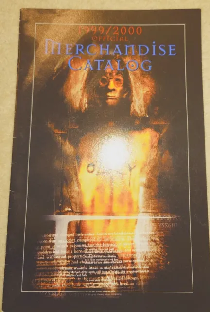 Ozzy Osbourne Black Sabbath Merchandise Brochure 1999 2000 Sony Signatures