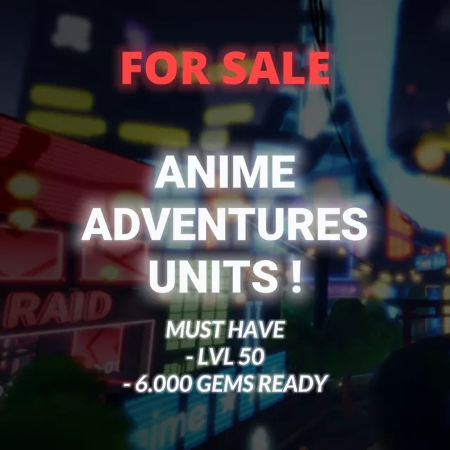 ⭐ANIME ADVENTURES - Roblox - Anime Adventures - GGMAX