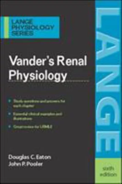 Vander's Rénale Physiologie John, Eaton, Douglas C Navar ,Louis & G