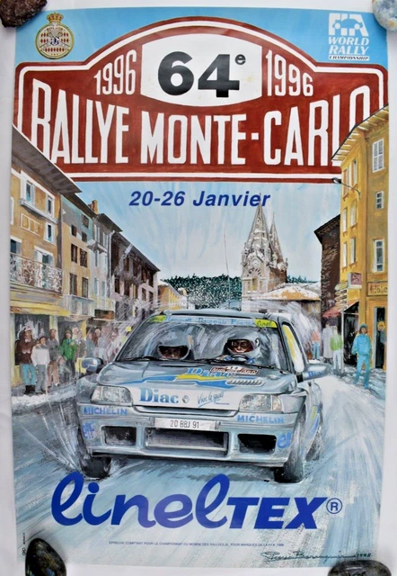 Rallye historique Monaco 2023 plaque émaillée - Collection