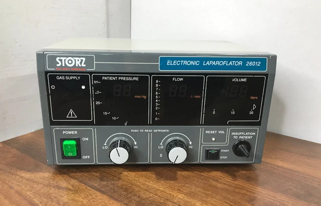 Storz Electronic Laparoflator 26012 Endoscopic CO2 Insufflator Power Tested Only