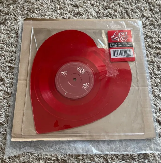 Lana Del Rey – Love / Lust For Life (2017, Red Translucent Heart-Shaped,  Vinyl) - Discogs