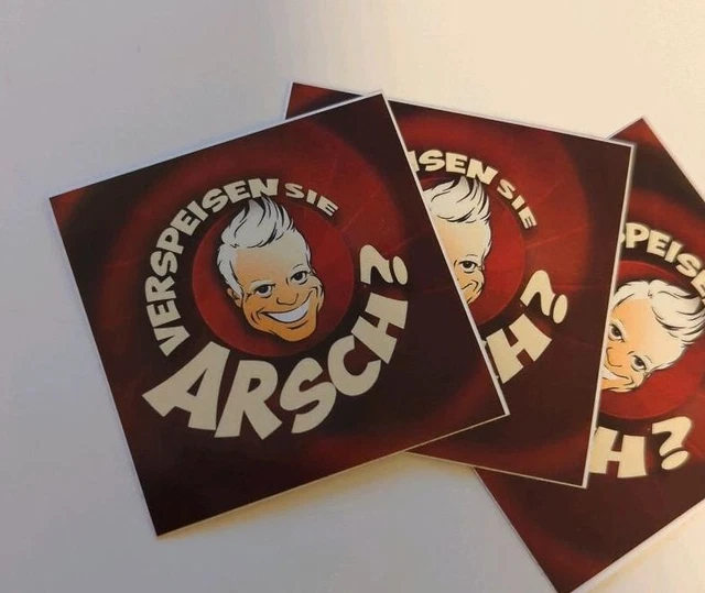 VERSPEISEN SIE ARSCH Sticker Aufkleber 100x Pack EUR 10,00 PicClick DE
