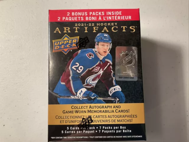 2021-22 Upper Deck Hockey Artifacts Blaster Box Factory NEW Sealed NEW