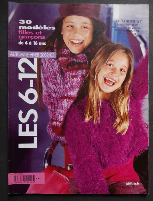 Catalogue Phildar Pitchoun N°393 – Automne/Hiver 2003/04, Layette Enfant