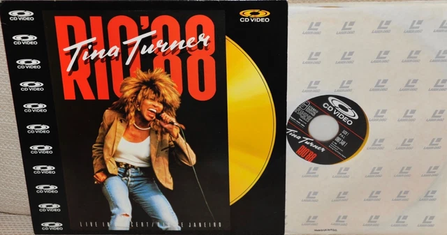 Tina Turner*Rio' 88*Laserdisc Pal *Stereo Digital Sound *Polygram