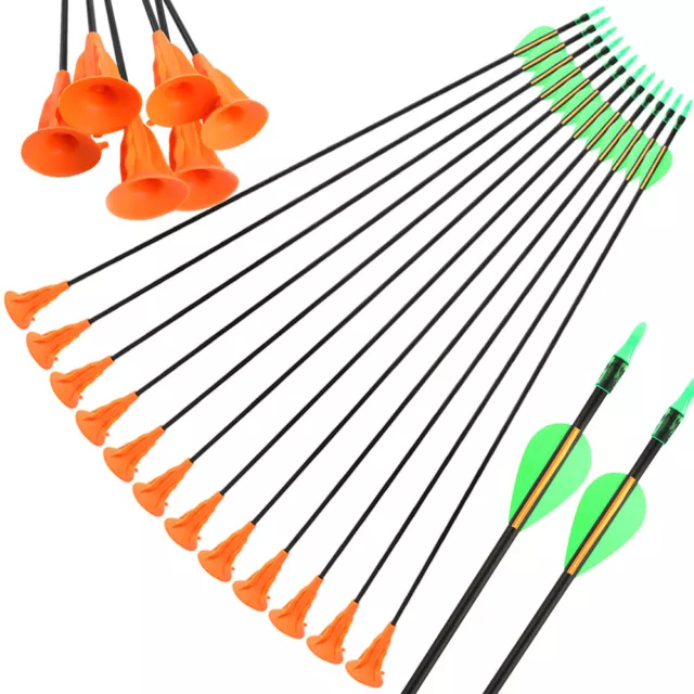 Archery Sucker Arrows Youth Safe Suction Cup Target Practice Shooting Children