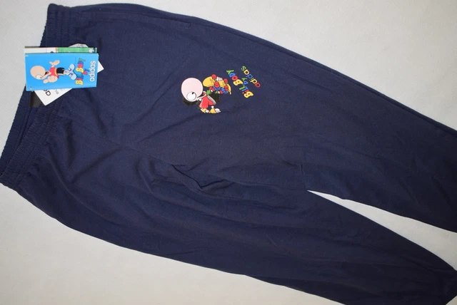 Adidas Bill Body pantaloni da jogging sport track pant vintage anni '90 bambini M D 152 NUOVI NOS