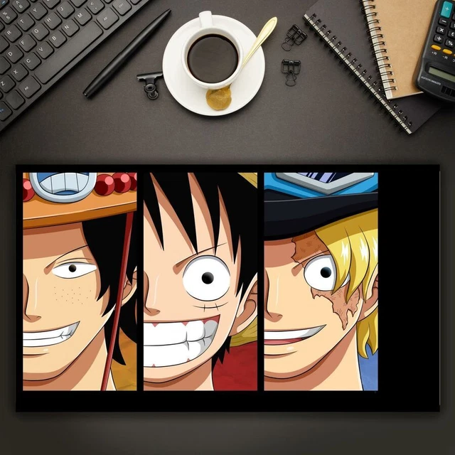 ANIME ONE PIECE Monkey D Luffy Portgas D Ace Sabo Pi Playmat mat CCG ...