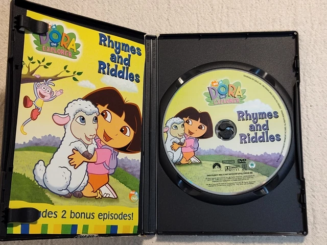 DORA THE EXPLORER Rhymes And Riddles DVD Kids Animated Nickelodeon Nick ...