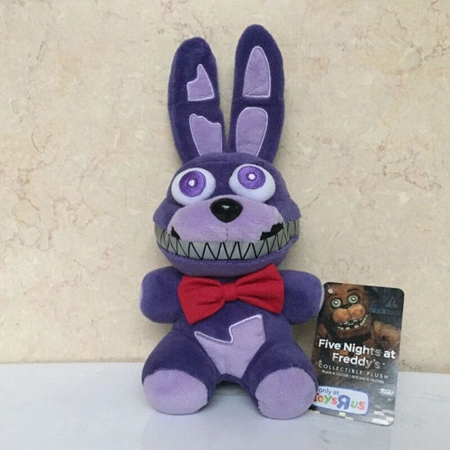 FNAF FIVE NIGHTS At Freddy's Nightmare Bonnie Plush Toy 7" Plushie ...