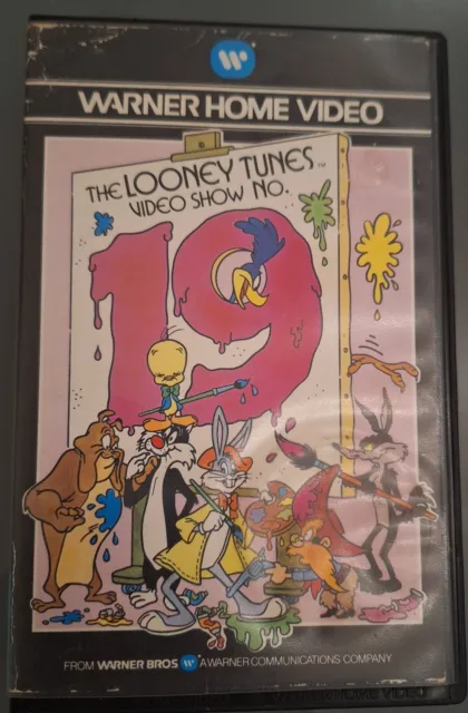 Looney Tunes Video Show No. 19 Warner Bros Big Box Ex Rental VHS Pre/Post Cert