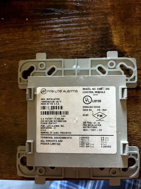 FIRE-LITE CMF-300 ADDRESSABLE Control Module $35.00 - PicClick