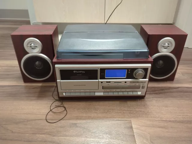 ODC128 Stereo w/ Turntable/CD/MP3/Cassette, Radio, Aux In, Bluetooth, USB/SD