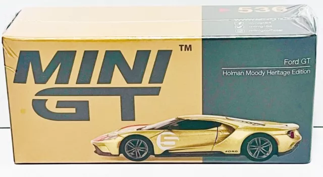 MINIGT No.536 FORD GT Holman Moody Heritage Edition LHD 1/64 MINI GT