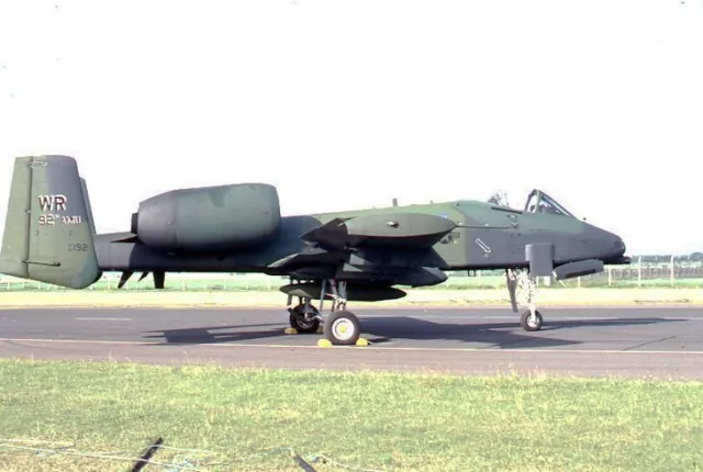 A-10A  WR  80-192  USAF    35 mm aircraft slide  CF no crop