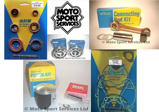 Kit Reconstruction Moteur Complet Mitaka Pour Yamaha YZ125 2005-2017 - Inclut Vilebrequin, Neuf