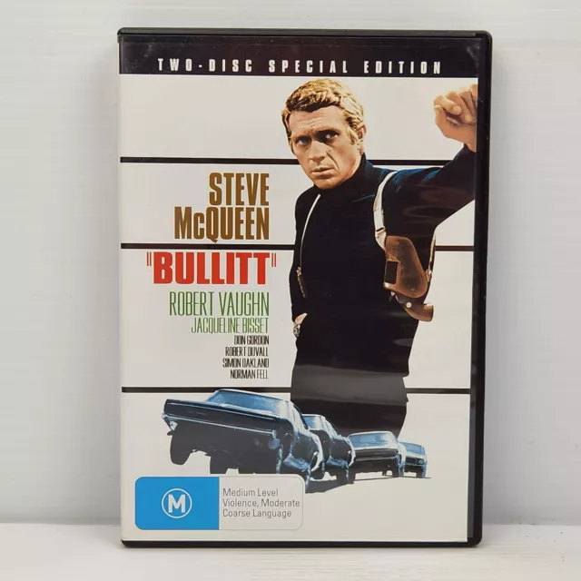 Bullitt DVD Movie 1968 Special Edition Steve McQueen Robert Vaughn Action Reg 4