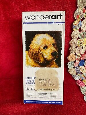 Kit de gancho de pestillo dorado Labrador cachorro perro de Wonder Art parcialmente iniciado