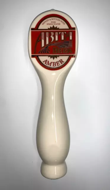 Vintage Abita Brewing Amber Ale Tap Handle Ceramic Beer Knob Craft Man Cave