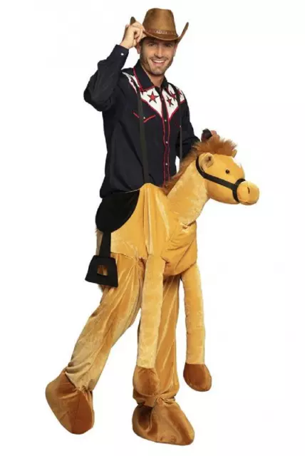 Pferd Pferde Kostüm Overall Reittier Pferdekostüm Cowboy Indianer Weste Kleid