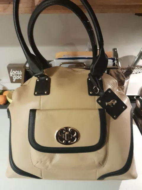 Absolutely Gorgeous Large Emma Fox Genuine Leather Handbag