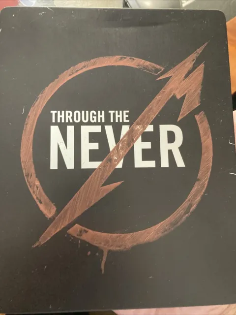 Metallica - Through the Never DVD +Blu Ray DEC3 Steelbook edition with 2 disks