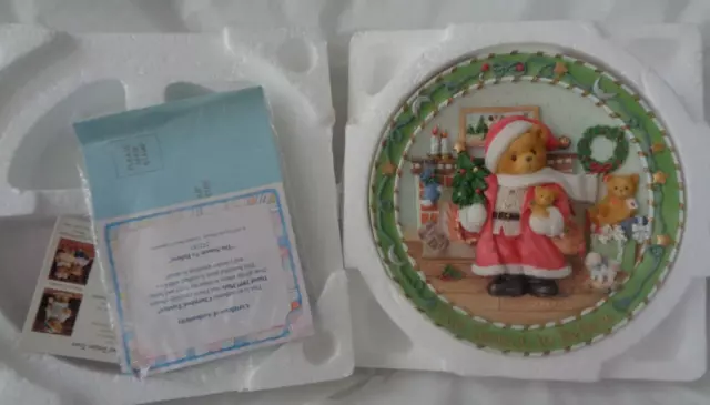 Cherished Teddies 27213 Weihnacht Teller The Season Of Believe' 1997