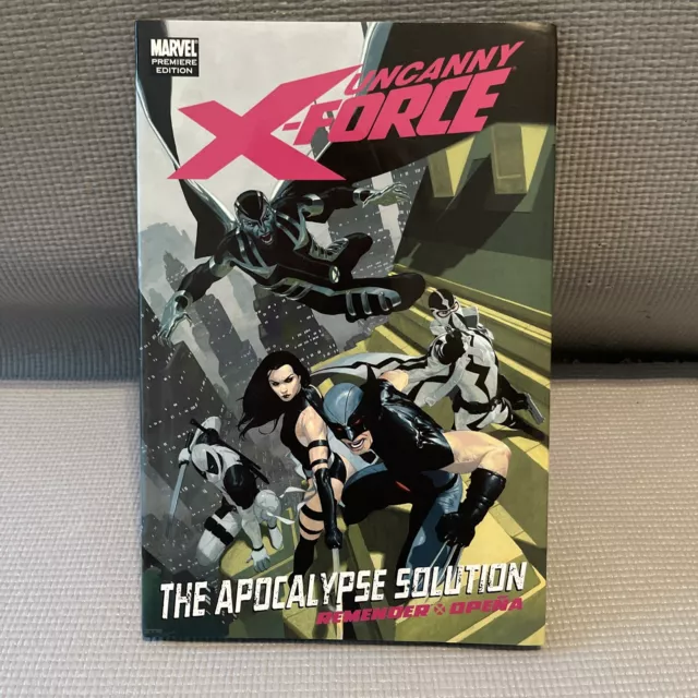 MARVEL Uncanny X-Force The Apocalypse Solution (2011, Hardcover & Dustjacket)
