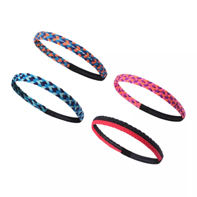 4 Pcs Fitness Athletic Headband Running Hairbands for Women