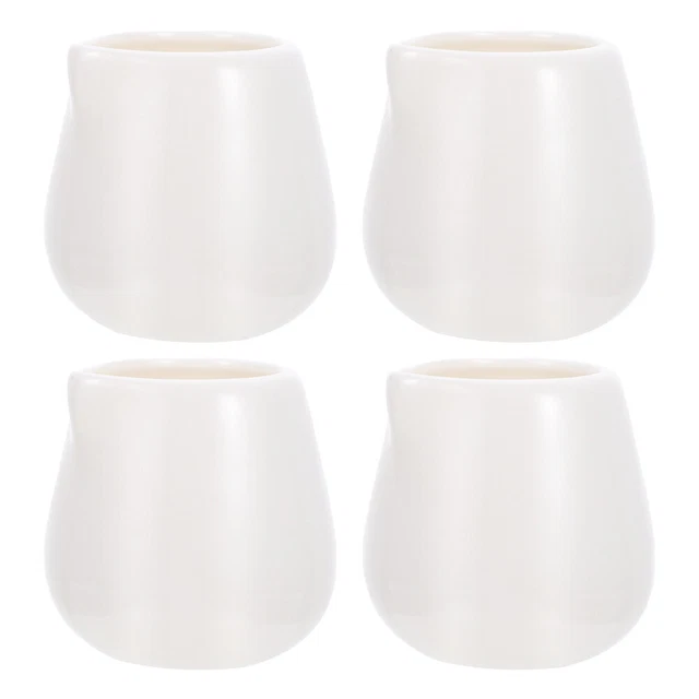4 pz tazza latte in ceramica piatto spezie mini vaso per latte salsa panna brocca
